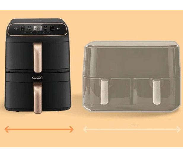 Cosori Air Fryer TurboTower Compact high-gloss kosz ceramiczny 8,6L - 1603344 - zdjęcie 11